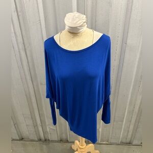 New!!! Lock & Love Joga Vibrant Blue Long Sleeve Women's Top